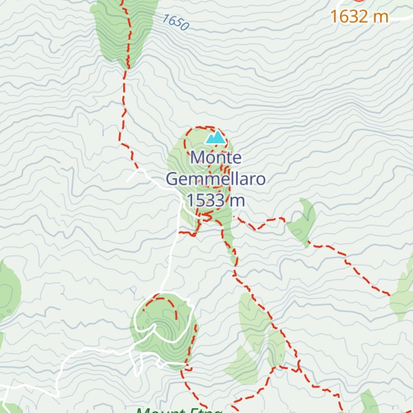 Map of Rifugio Monte Gemmellaro