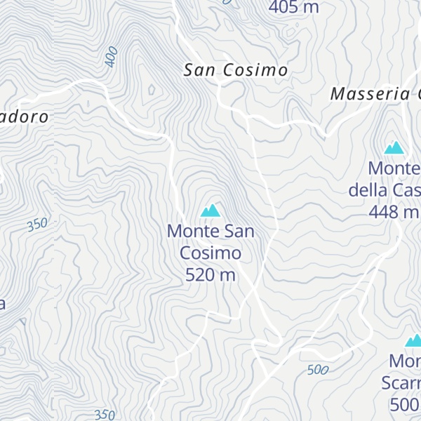 Map of Monte San Cosimo