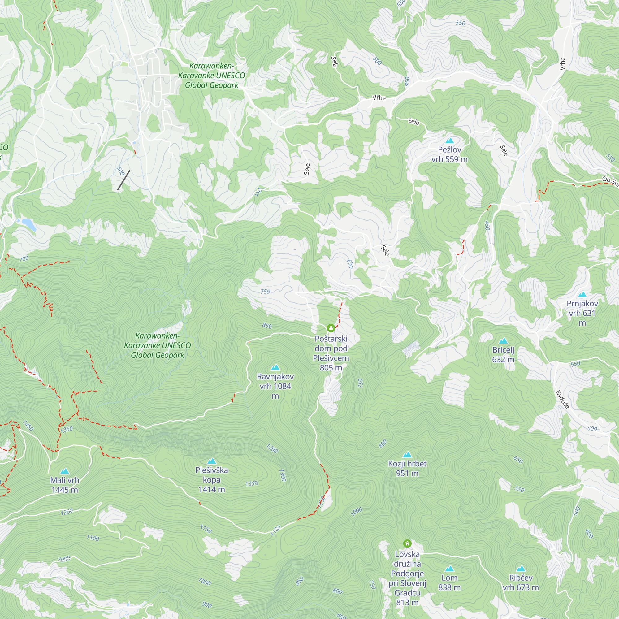 Turistična kmetija Ravnjak map