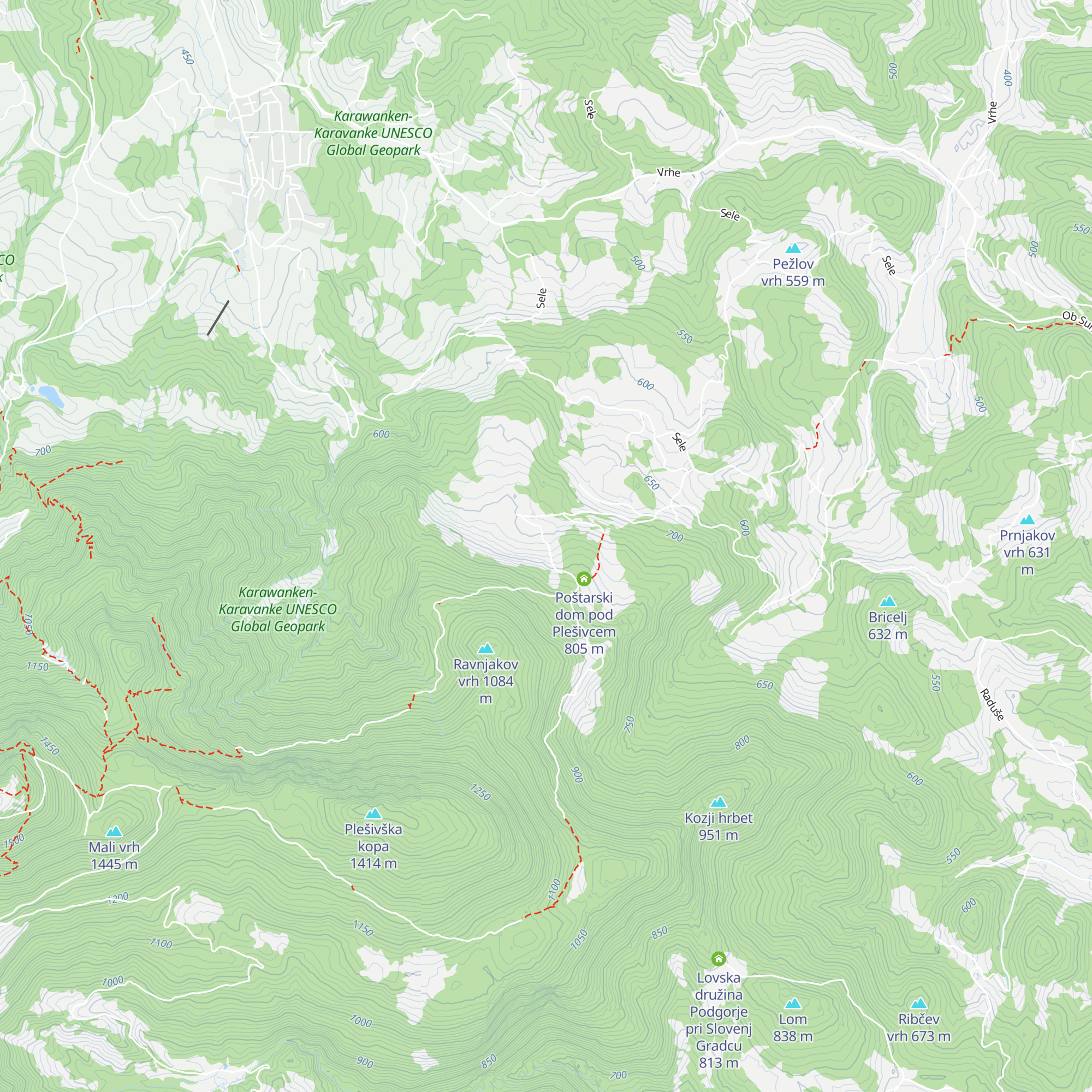 Turistična kmetija Ravnjak map