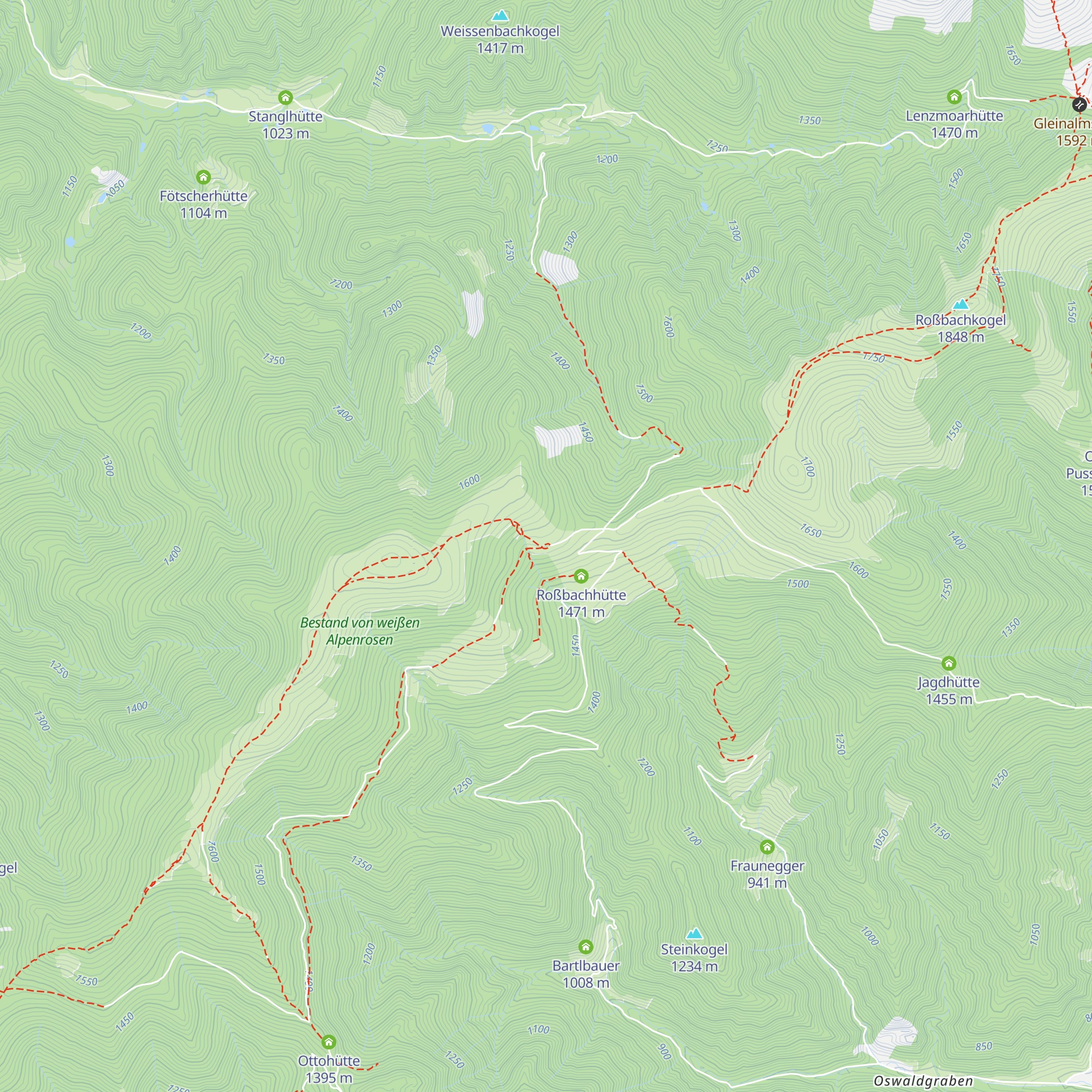 Zeißmannhütte map