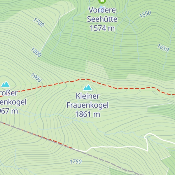 Map of Kleiner Frauenkogel