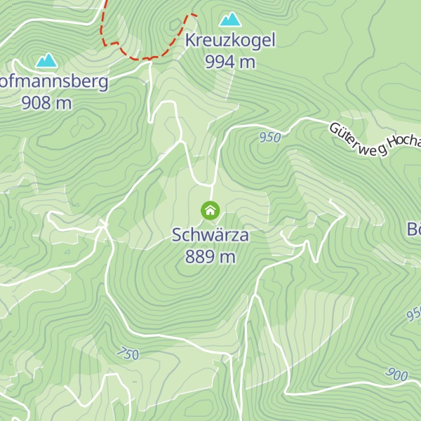 Map of Schwärza