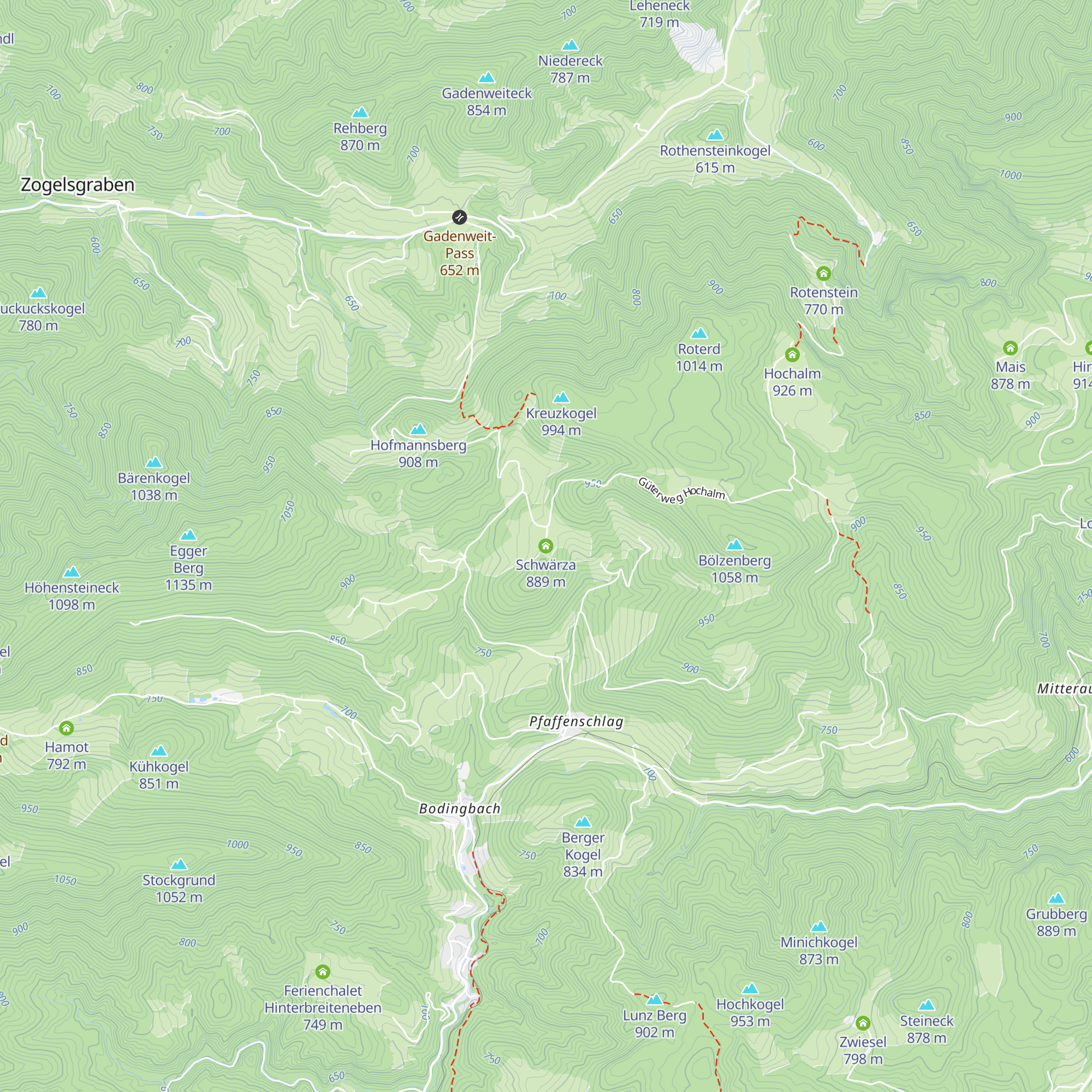 Schwärza map