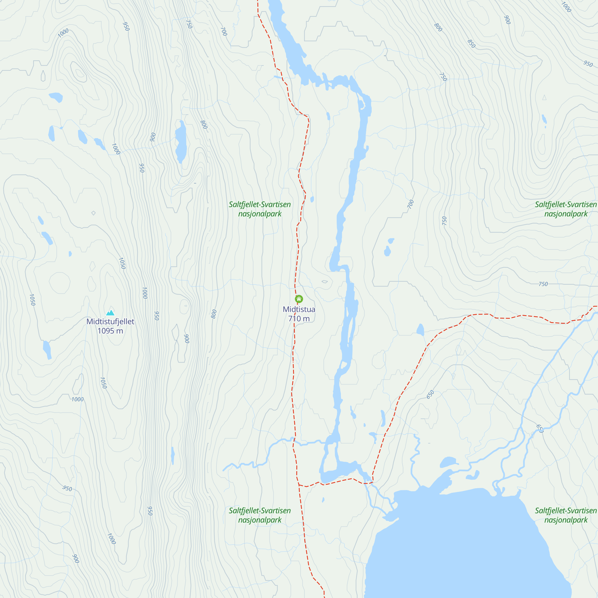 Midtistua map