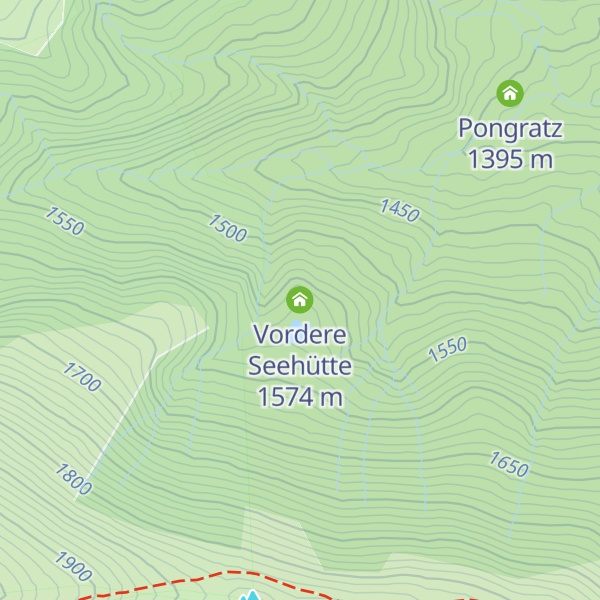 Map of Vordere Seehütte