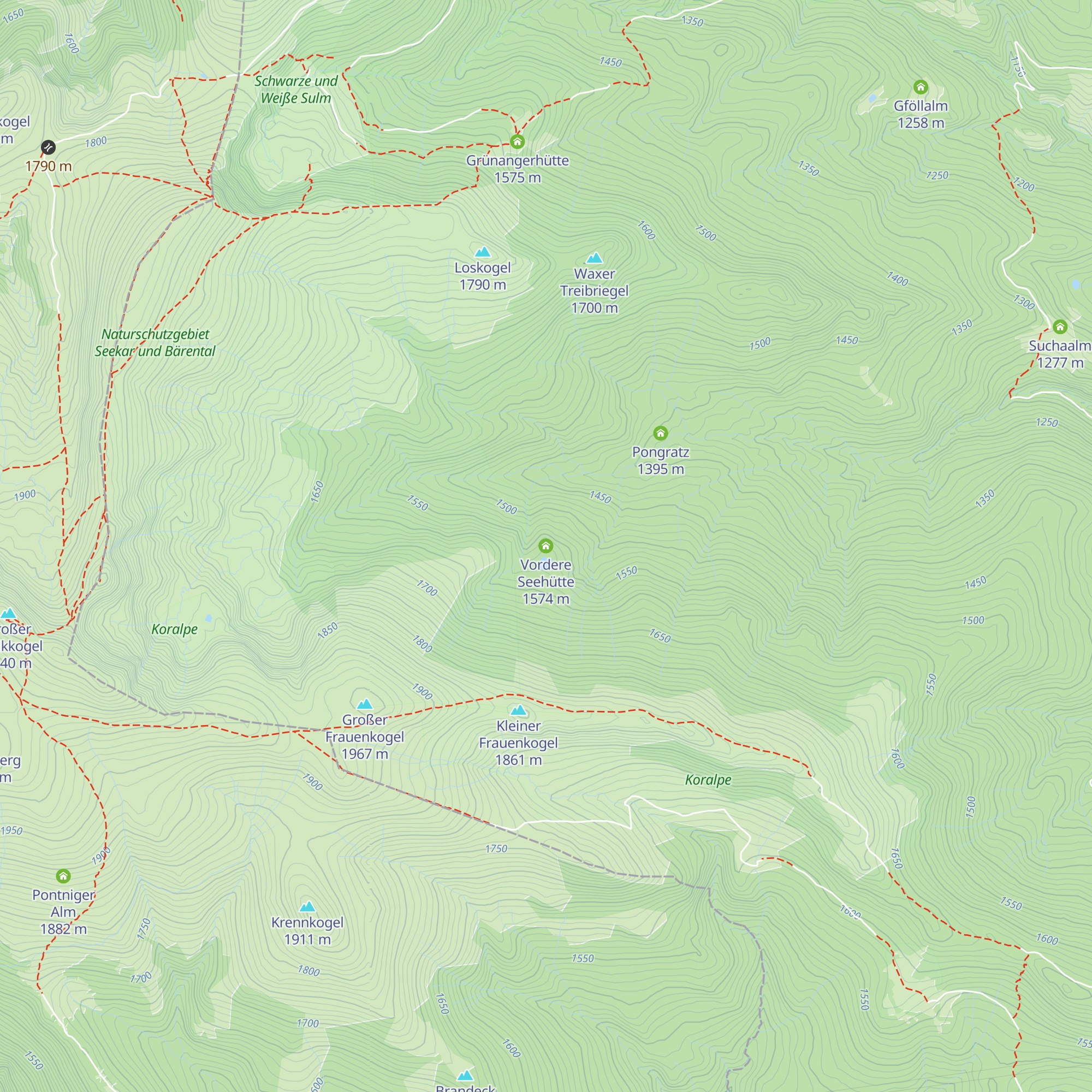 Vordere Seehütte map