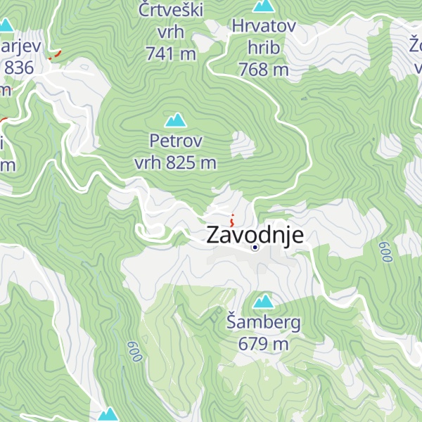 Map of Lovska družina Velunja Šoštanj