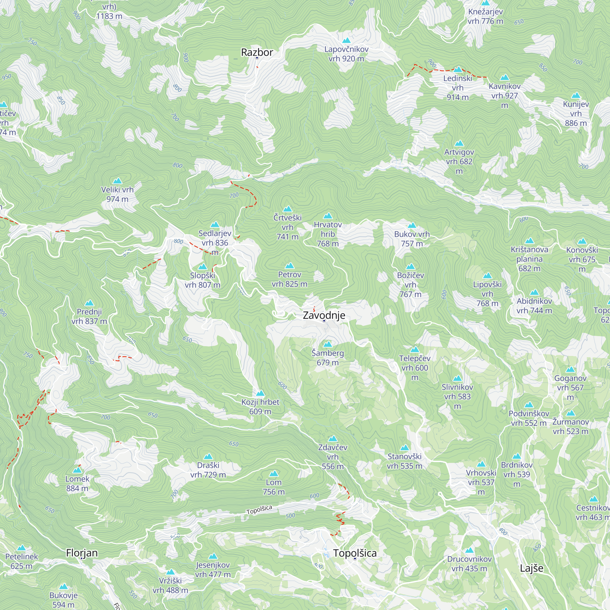 Lovska družina Velunja Šoštanj map