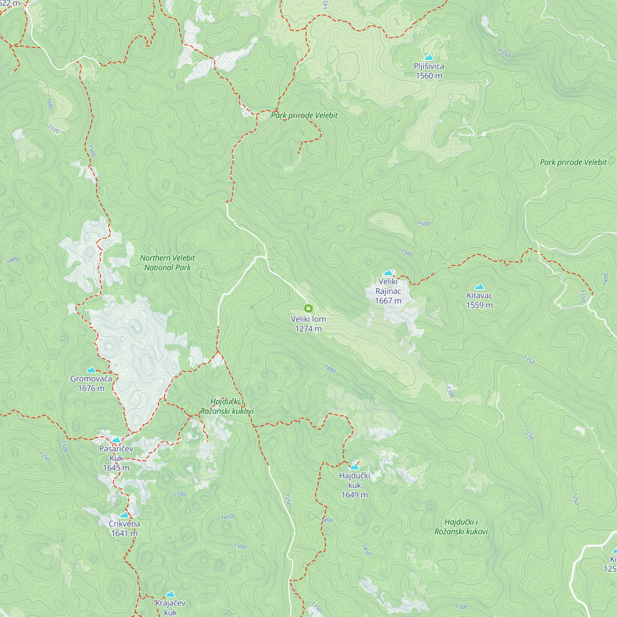 Veliki lom map