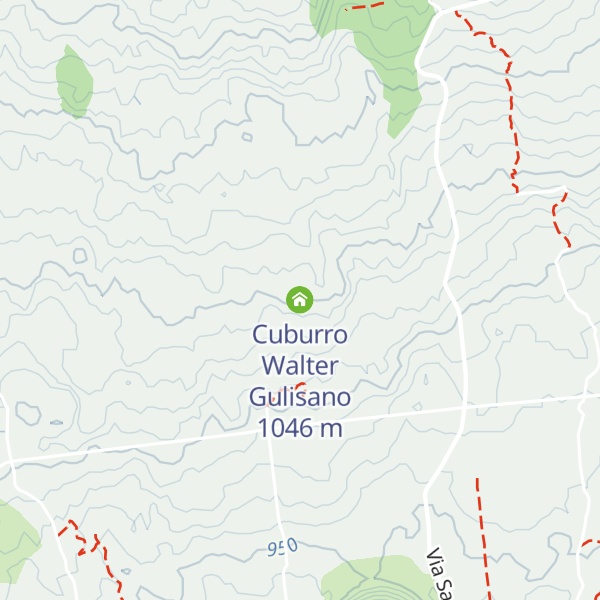 Map of Cuburro Walter Gulisano