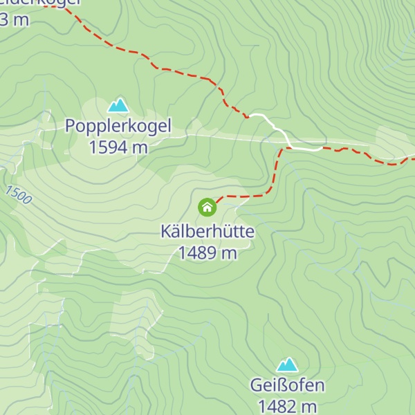 Map of Kälberhütte