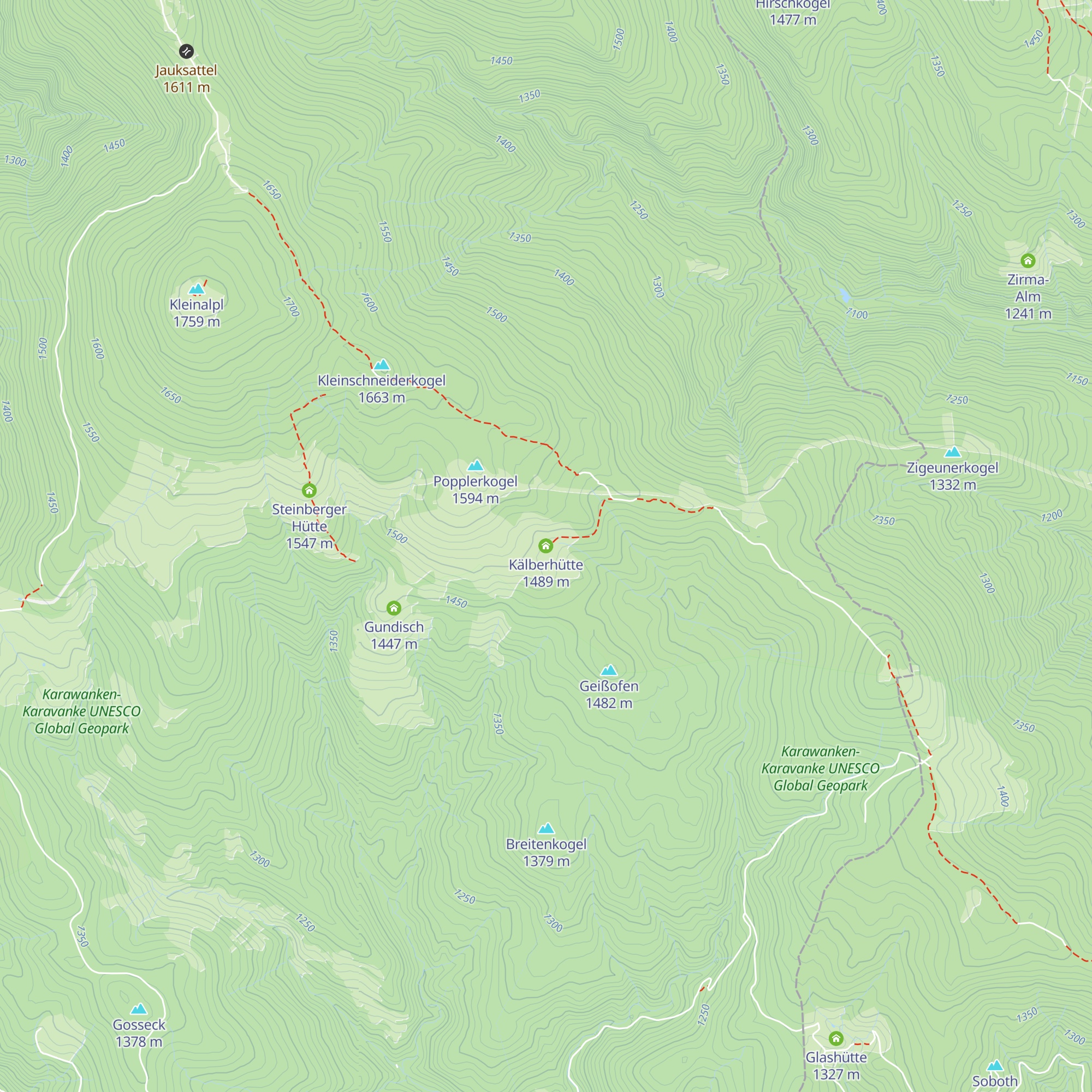 Kälberhütte map