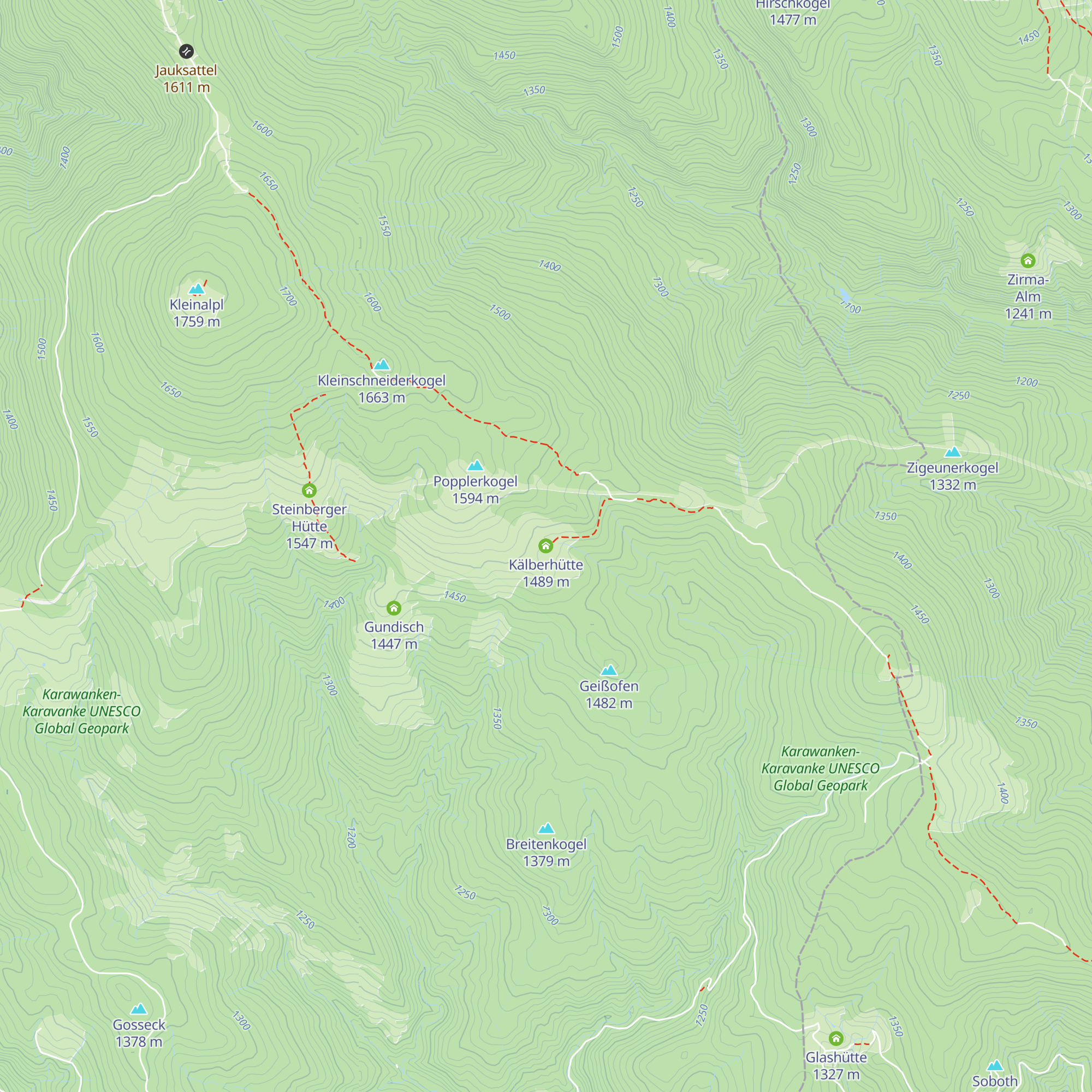 Kälberhütte map