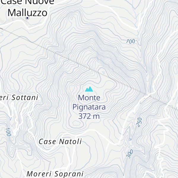 Map of Monte Pignatara