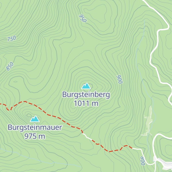 Map of Burgsteinberg