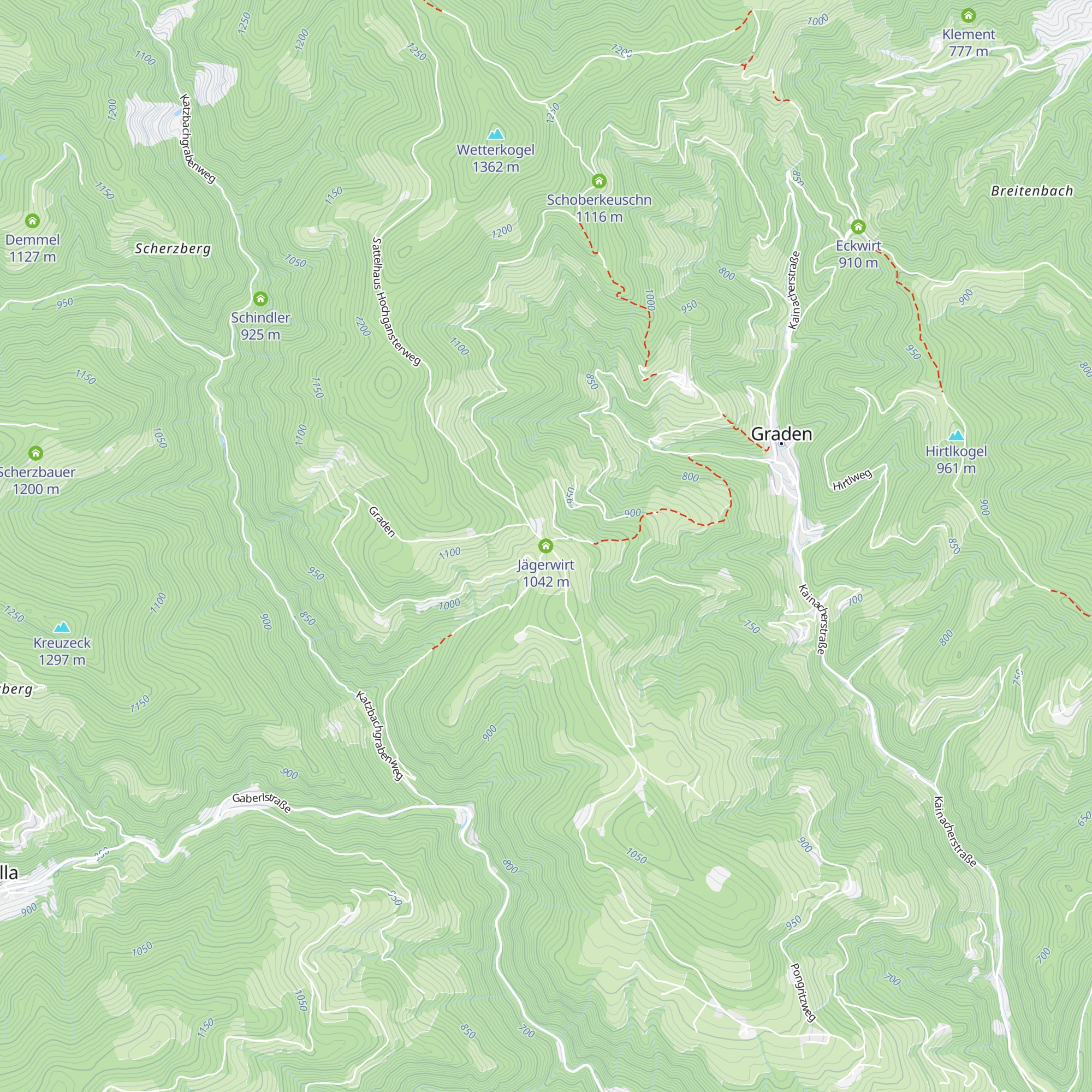Jägerwirt map