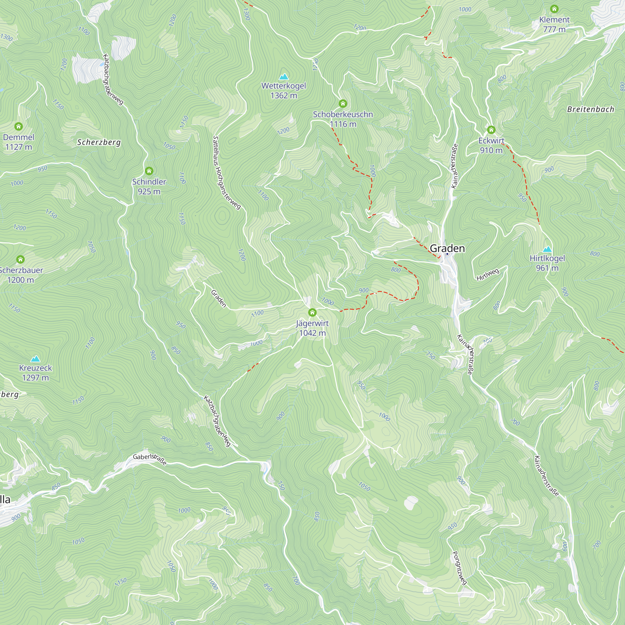 Jägerwirt map