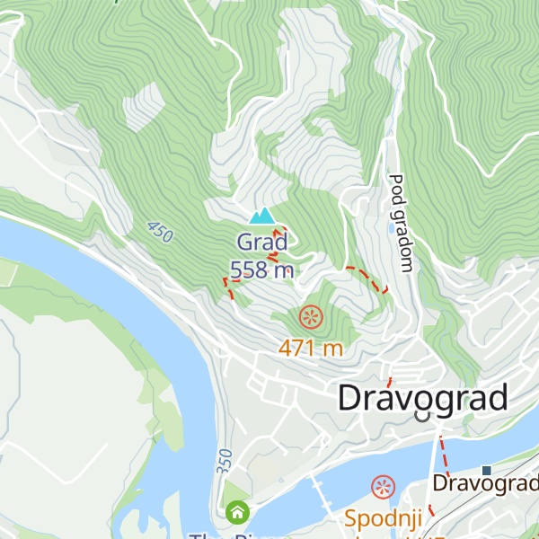 Map of Grajska bajta