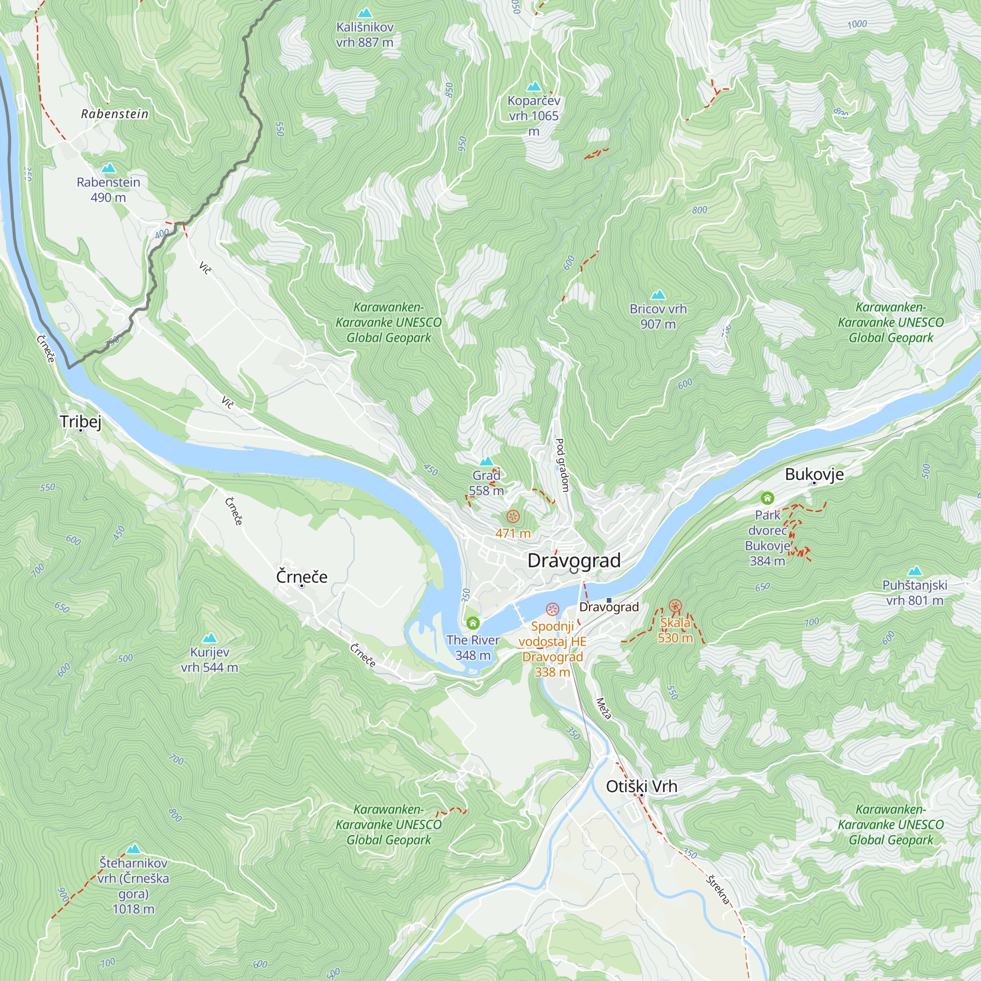 Grajska bajta map