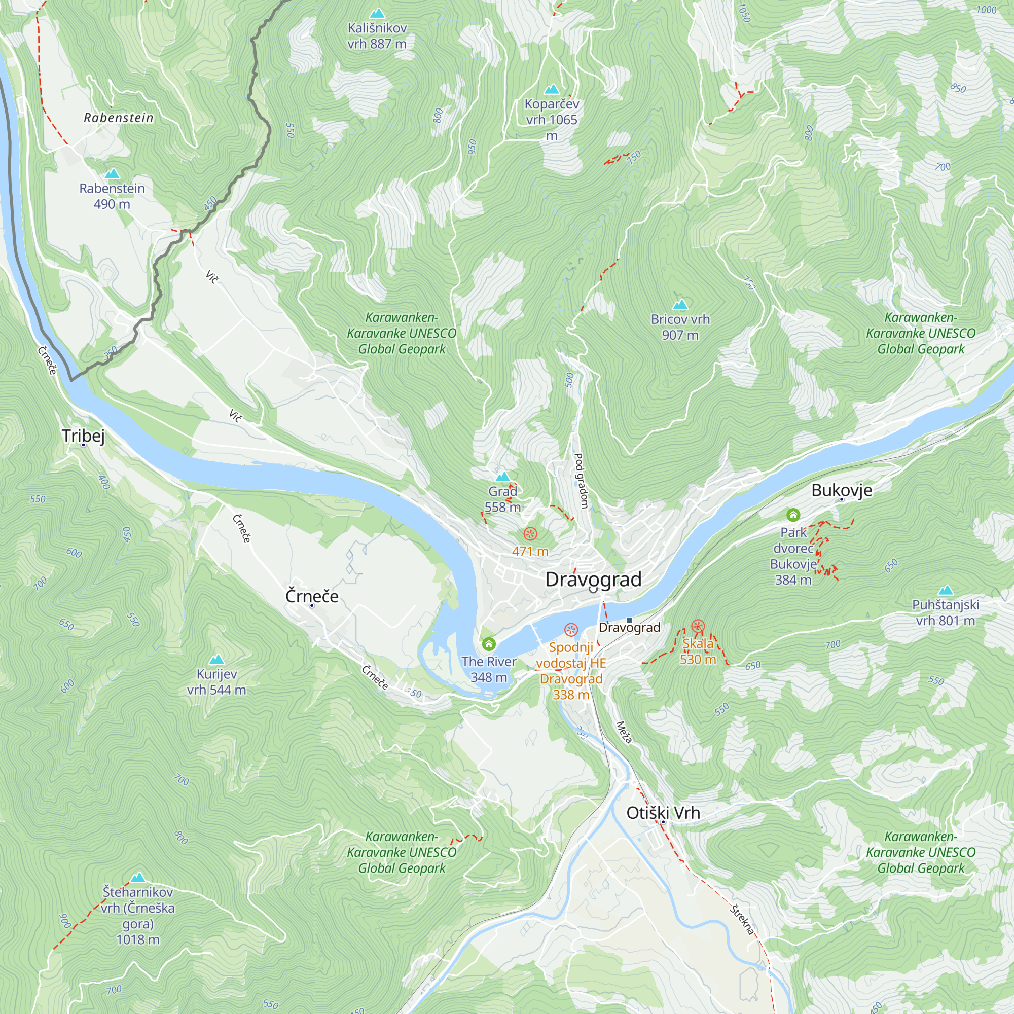 Grajska bajta map