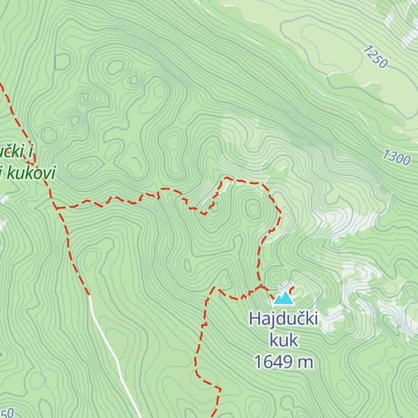Map of Golubić