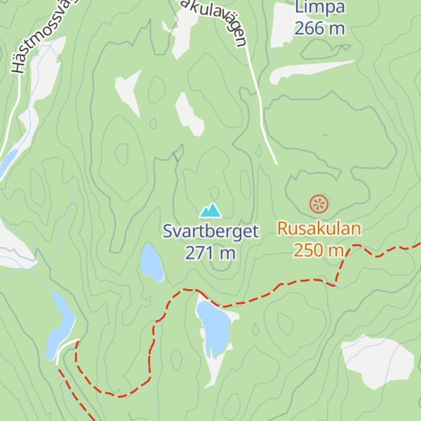 Map of Svartberget