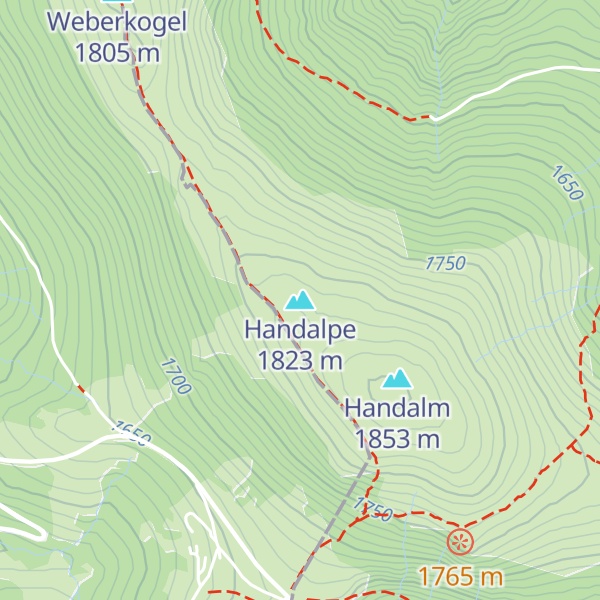 Map of Handalpe