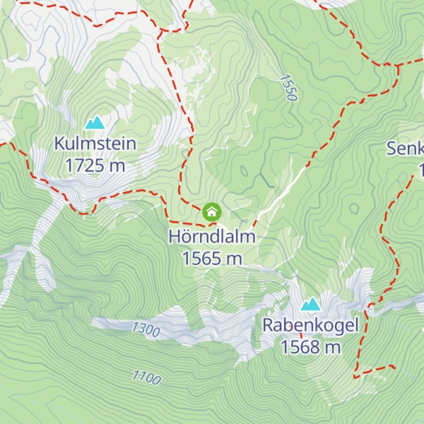 Map of Hörndlalm