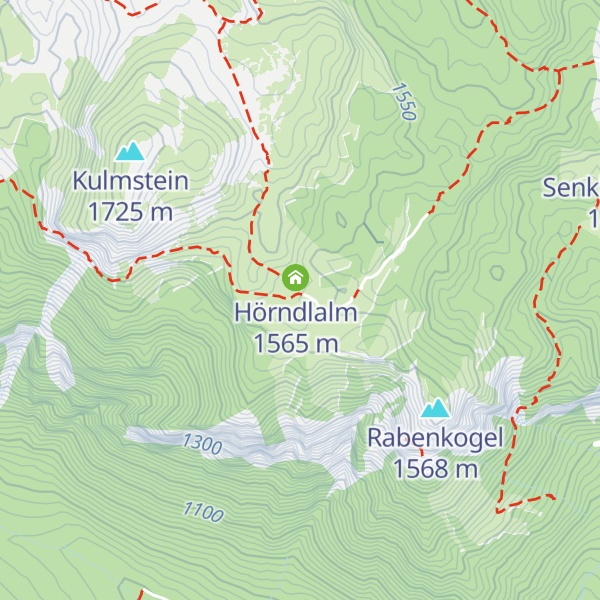 Map of Hörndlalm