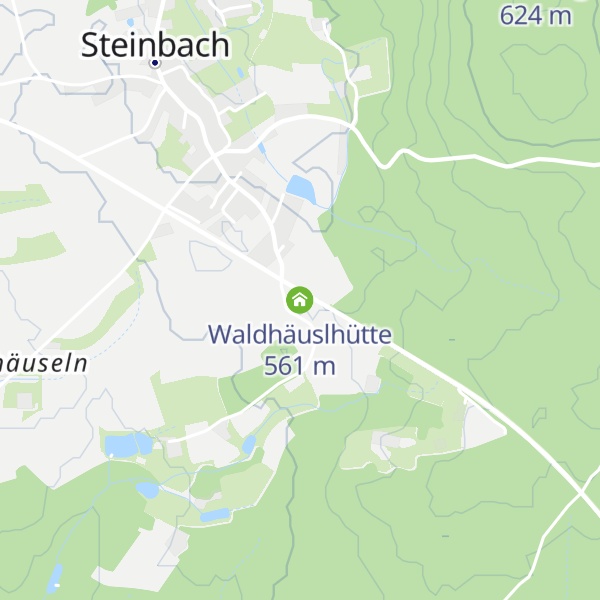Map of Waldhäuslhütte