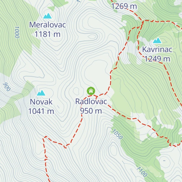 Map of Radlovac