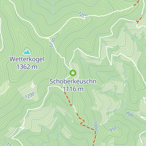 Map of Schoberkeuschn