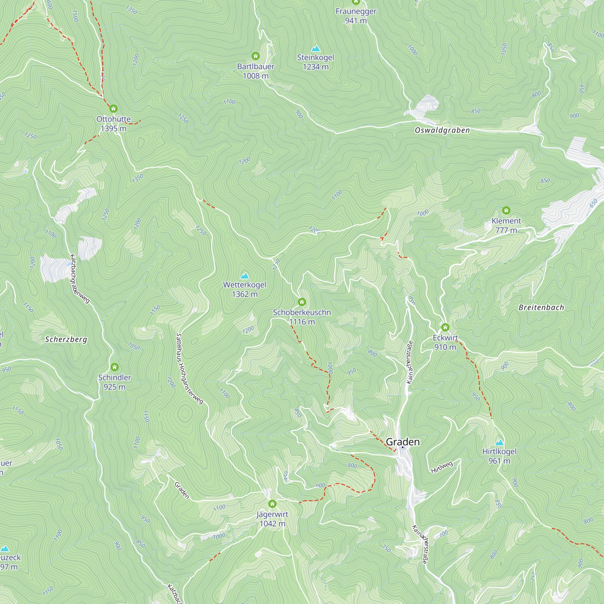 Schoberkeuschn map