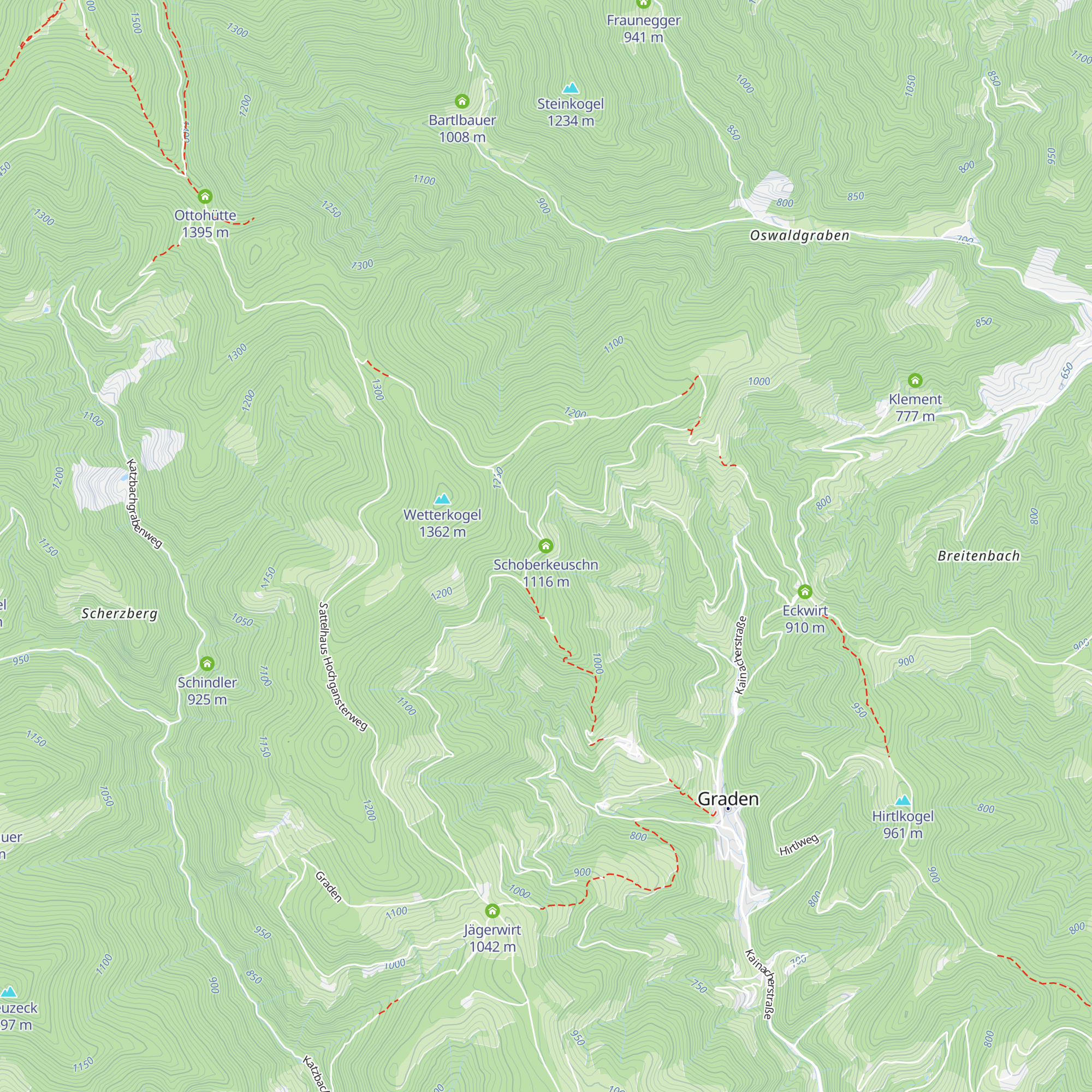 Schoberkeuschn map
