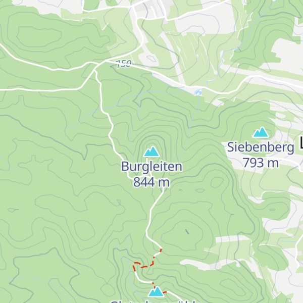 Map of Burgleiten