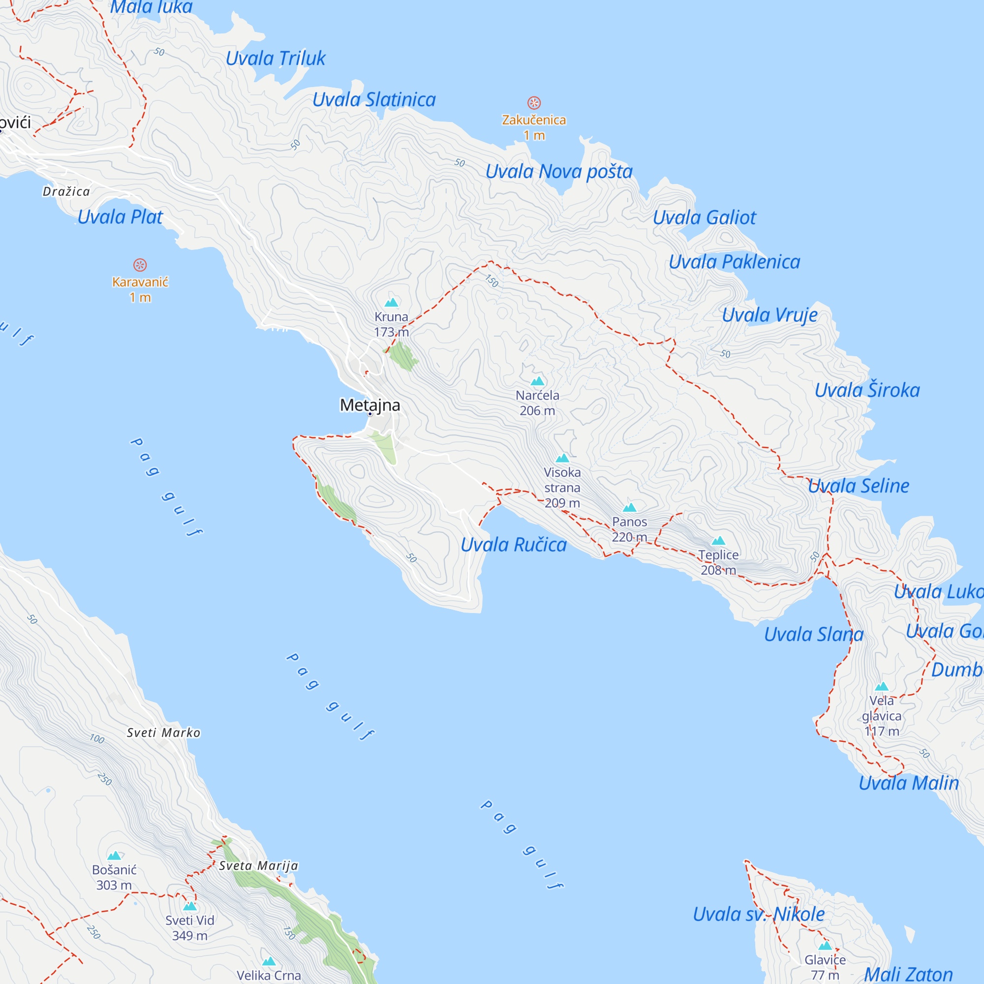Konoba Kanjon map