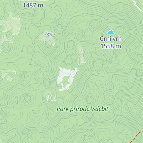 Map of Medin golić