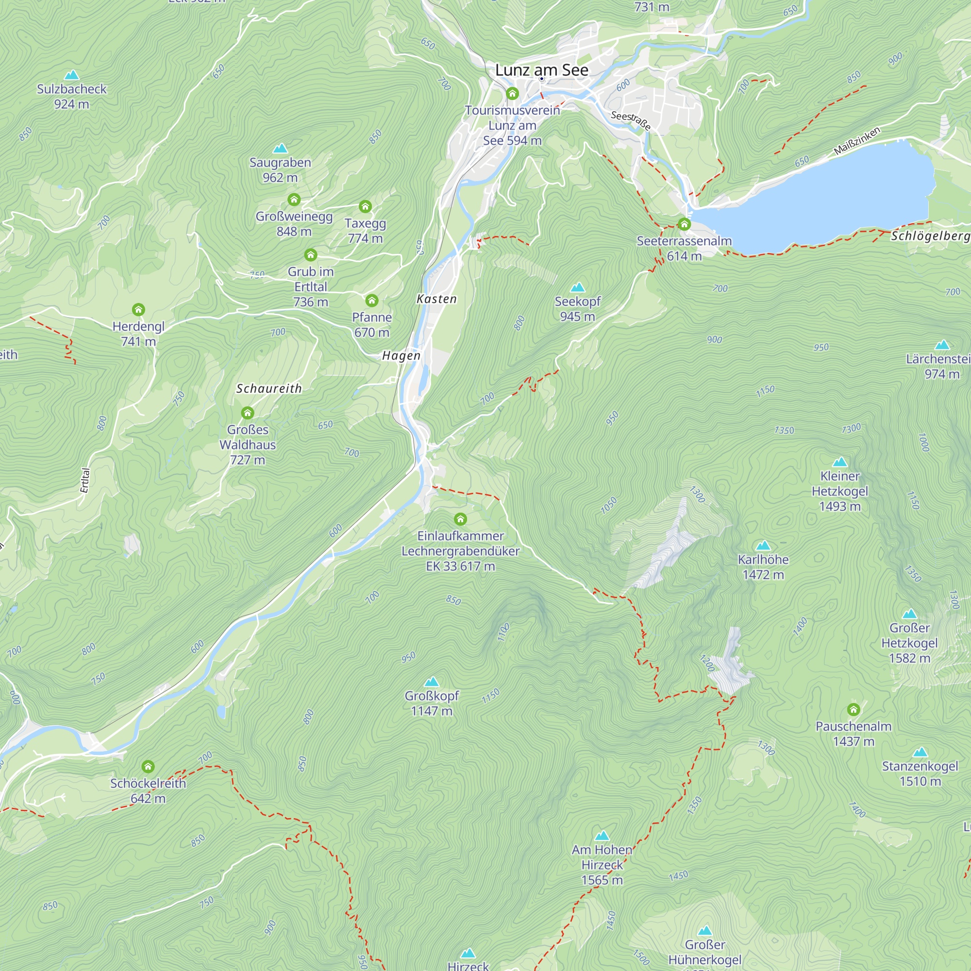 Auslaufkammer Lechnergrabendüker AK 34 map