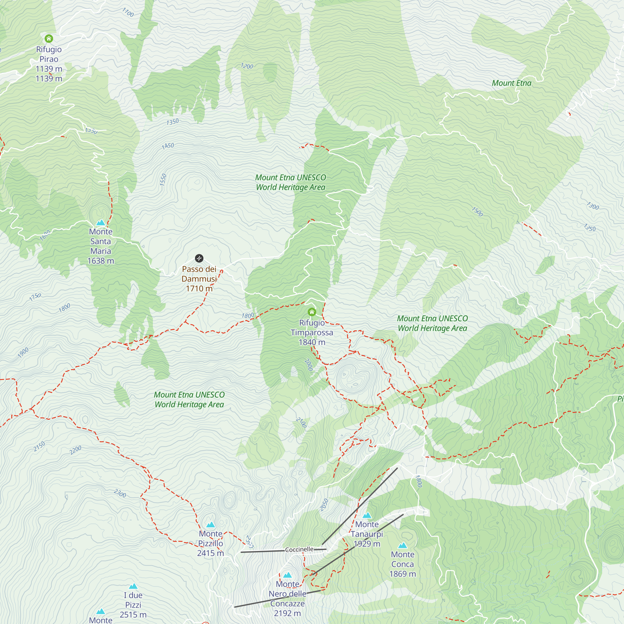 Rifugio Timparossa map