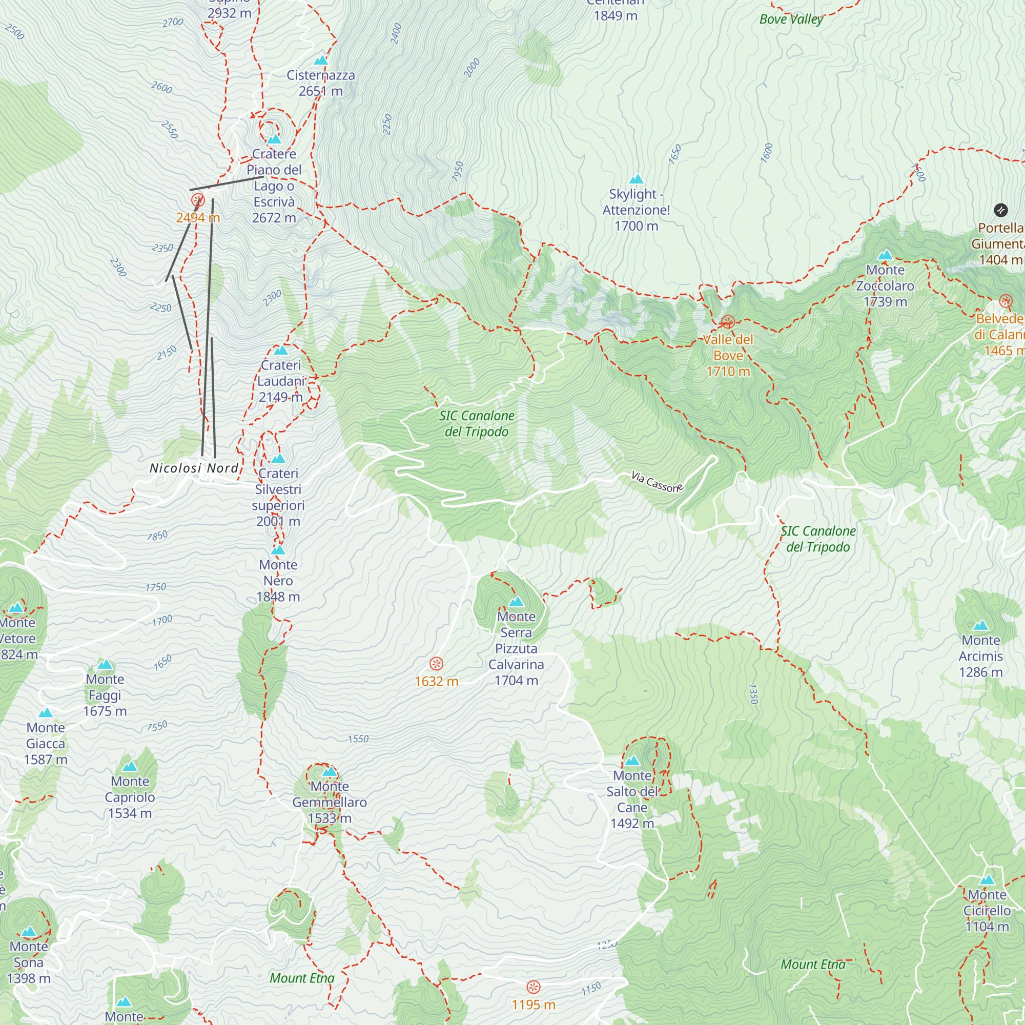Rifugetto map
