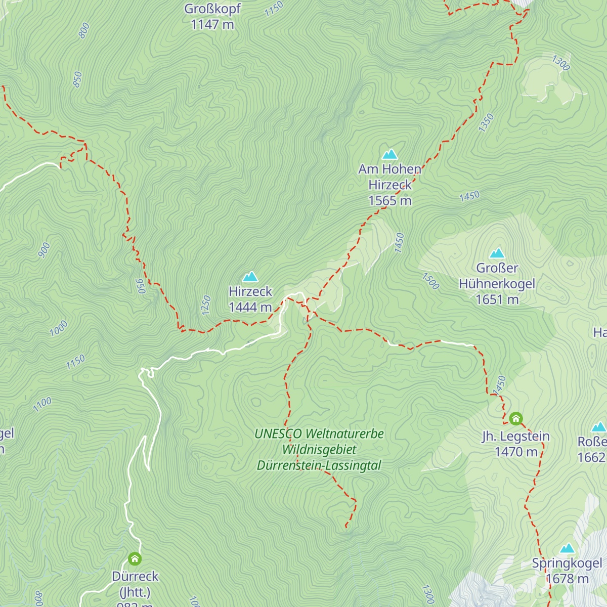 Ybbstaler Hütte map