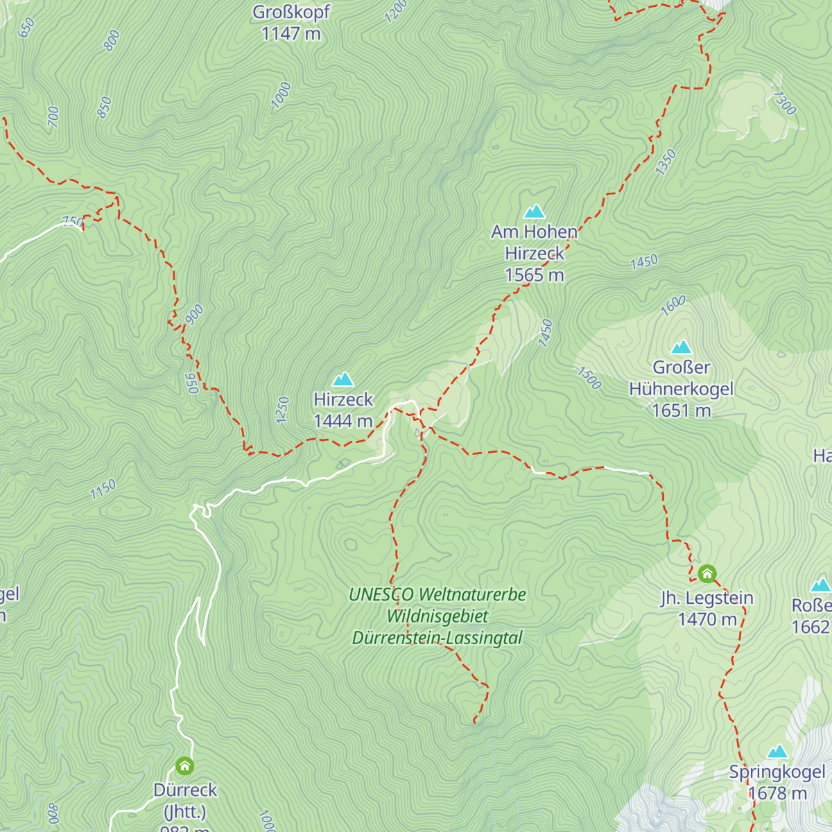 Ybbstaler Hütte map