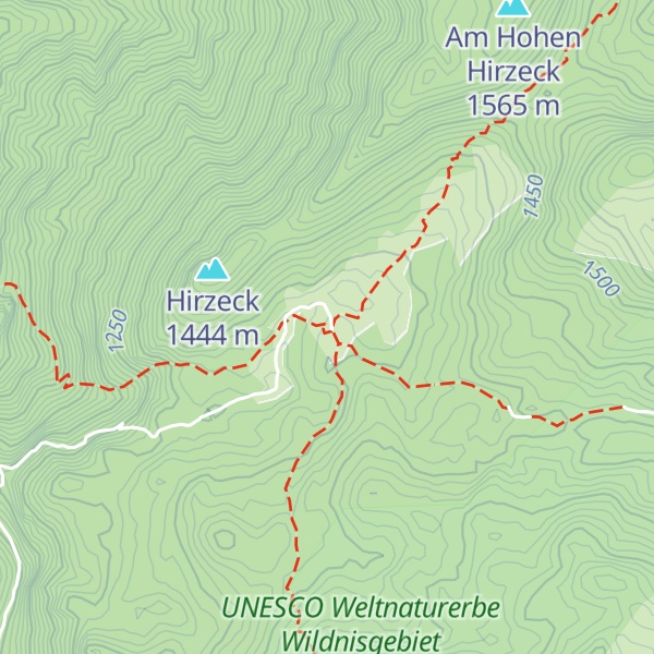 Map of Ybbstaler Hütte