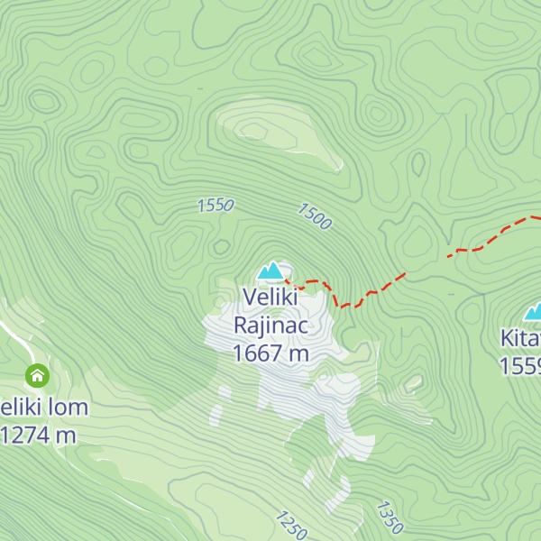 Map of Veliki Rajinac