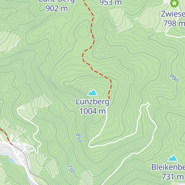 Map of Lunzberg