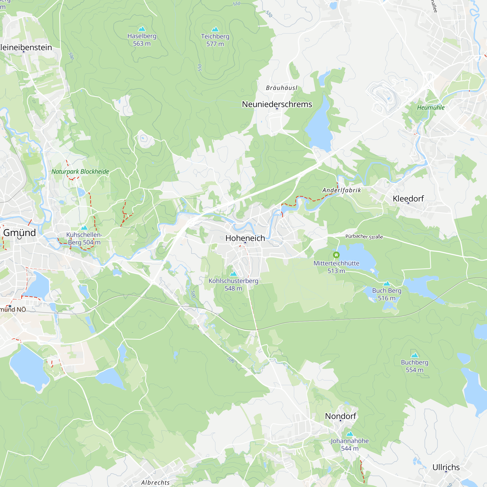 Gemeindeamt Hoheneich map