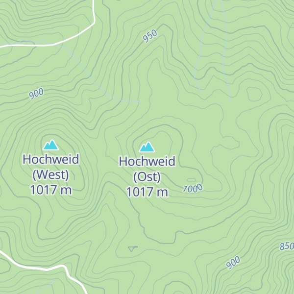 Map of Hochweid (Ost)