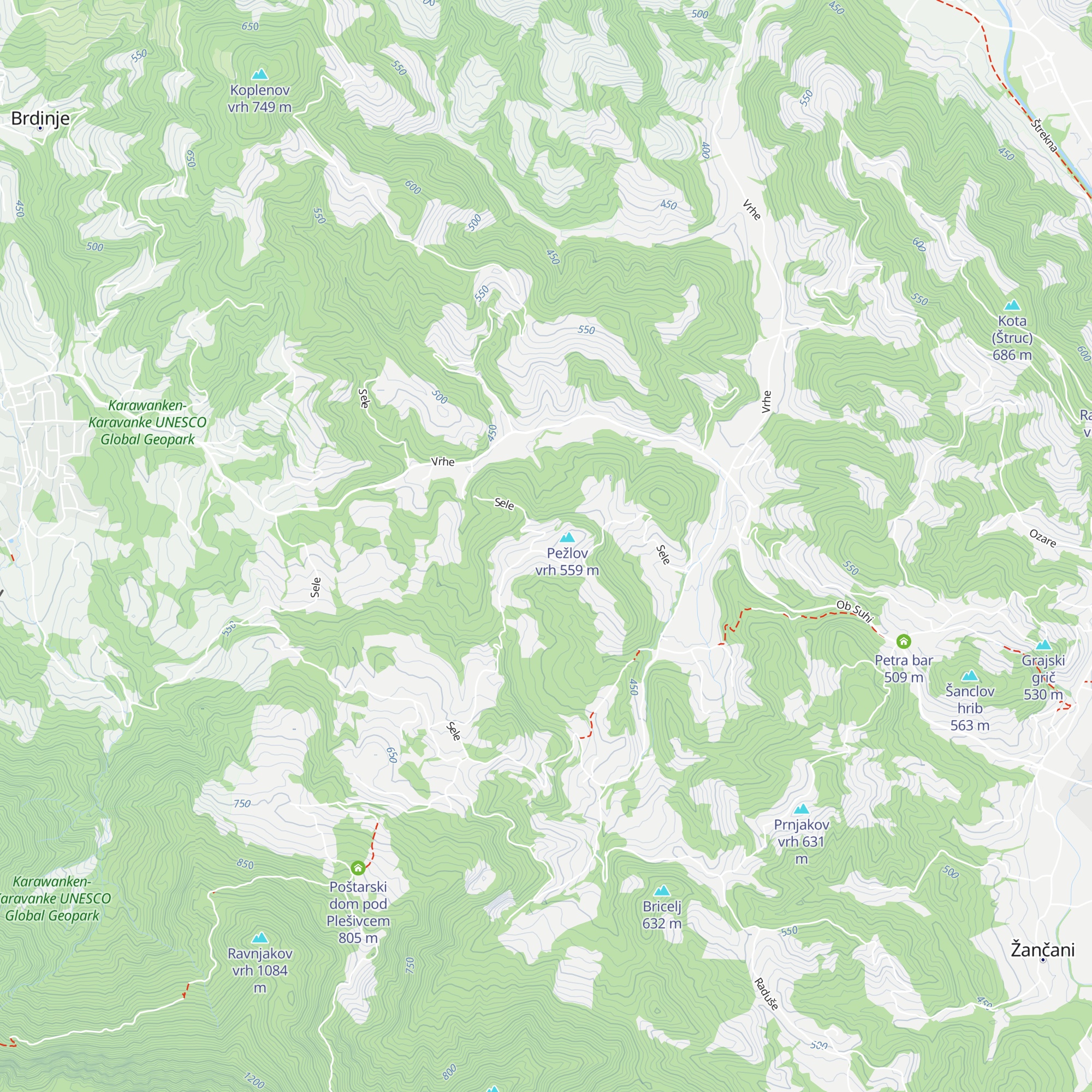 Lovska družina Slovenj Gradec map