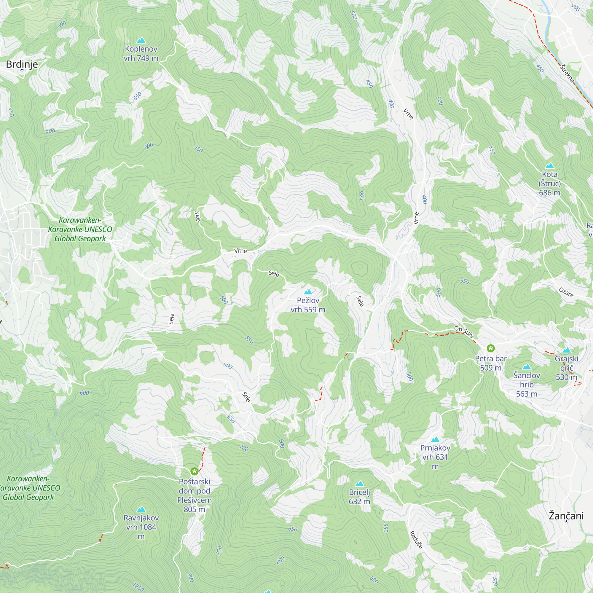 Lovska družina Slovenj Gradec map